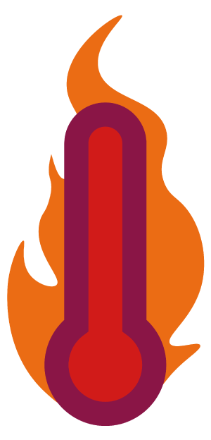Et termostat i flammer